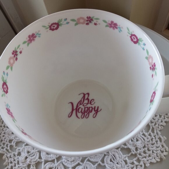 Portobello by Design Coffee/Tea "Be happy" Mug 20 oz - Picture 3 of 6